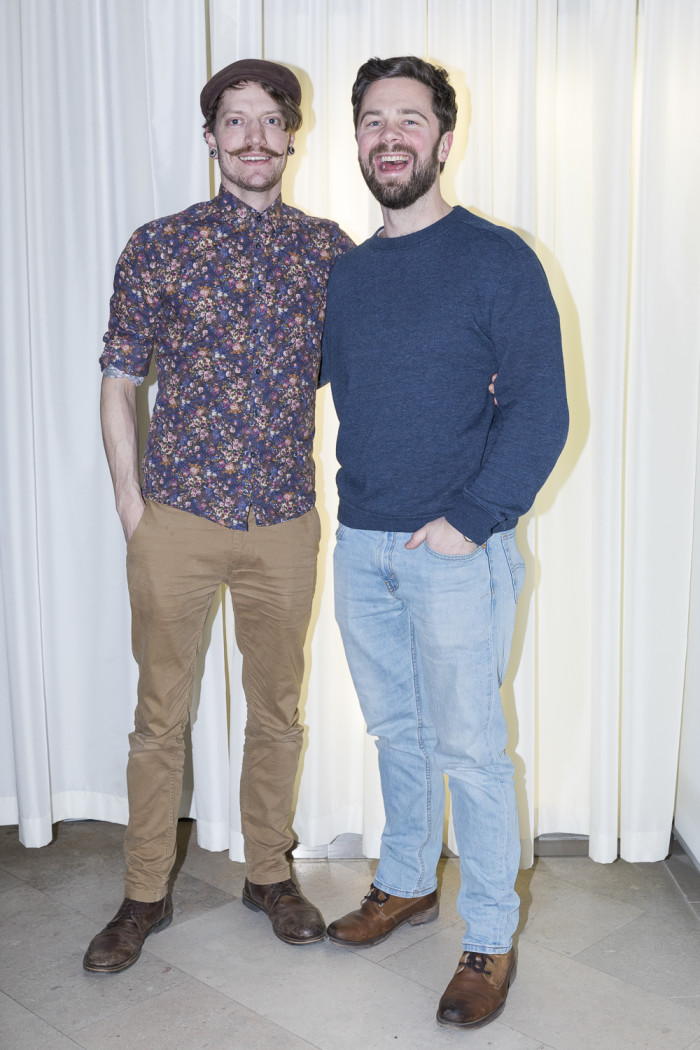 Sverre Uhnger och Mikael Pedersen.