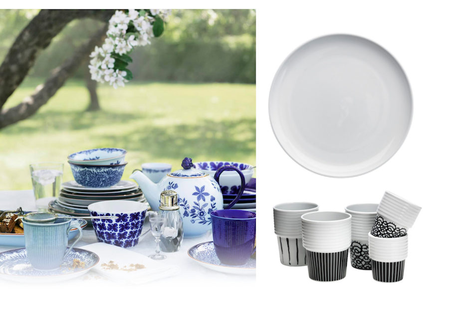 Ostindia, Mon Amie, Swedish Grace, Inwhite och deras muggar i samarbete med Filippa K.