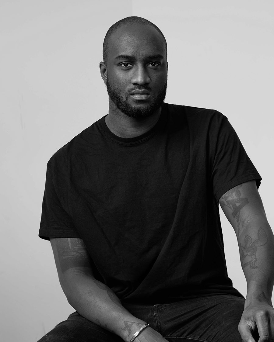 Bild på Louis Vuittons herrdesigner Virgil Abloh.