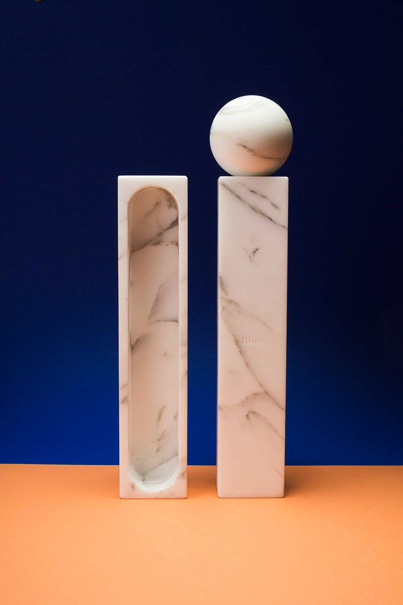 Thé Vouz-Choquet's debut collection "Marmo Domestici" for Bloc Studio.